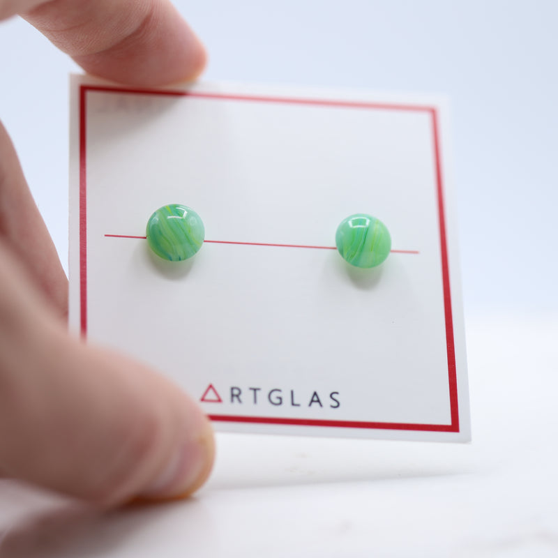 Canada's Artists Collection: AJ Casson - Spring Glass Stud Earrings