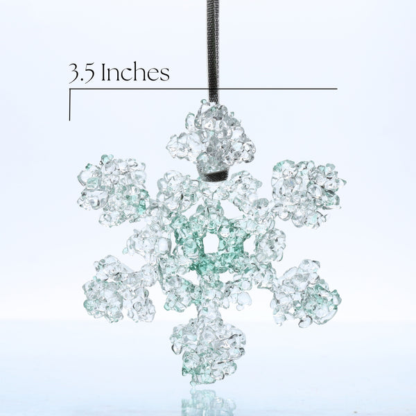 Artglas Ornament: Stellar Snowflake