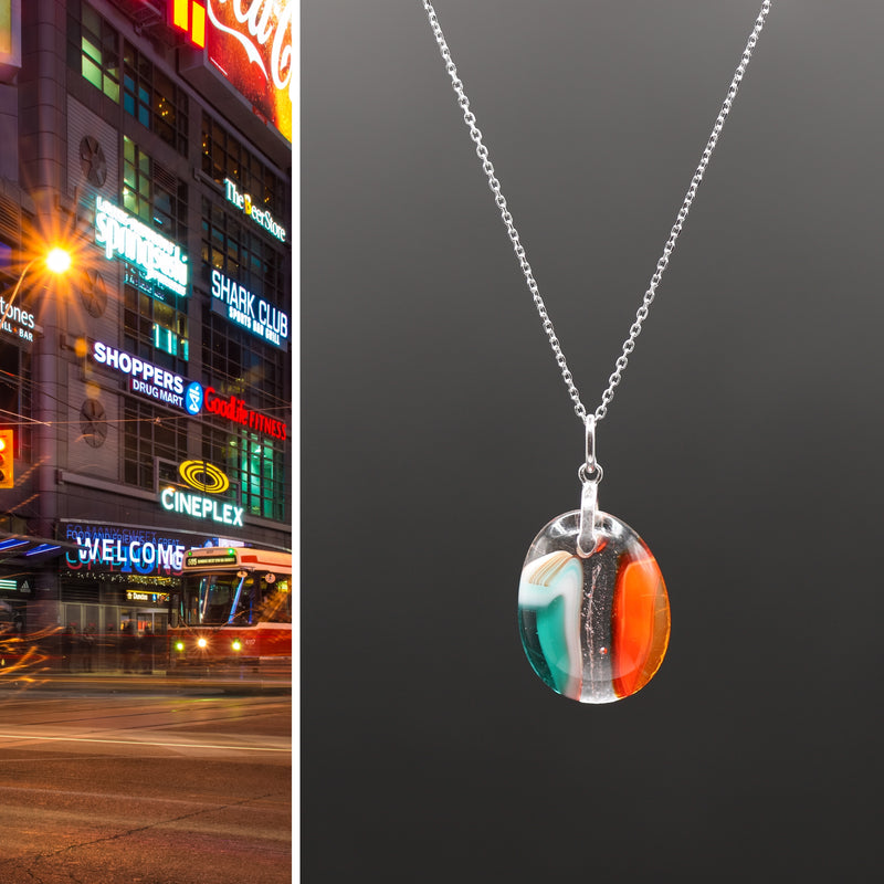 Canada's Places: Dundas Square, ON. Small Pendant 11/12
