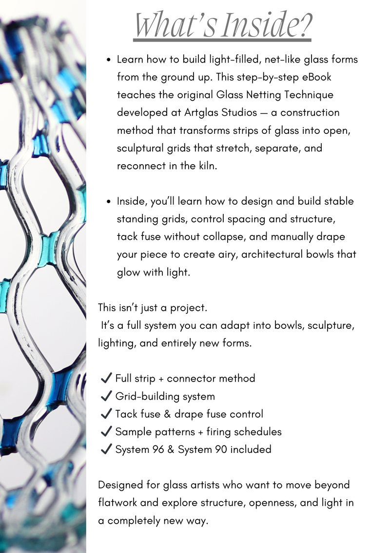 Glass Netting Video Tutorial & E-Book – Artglas