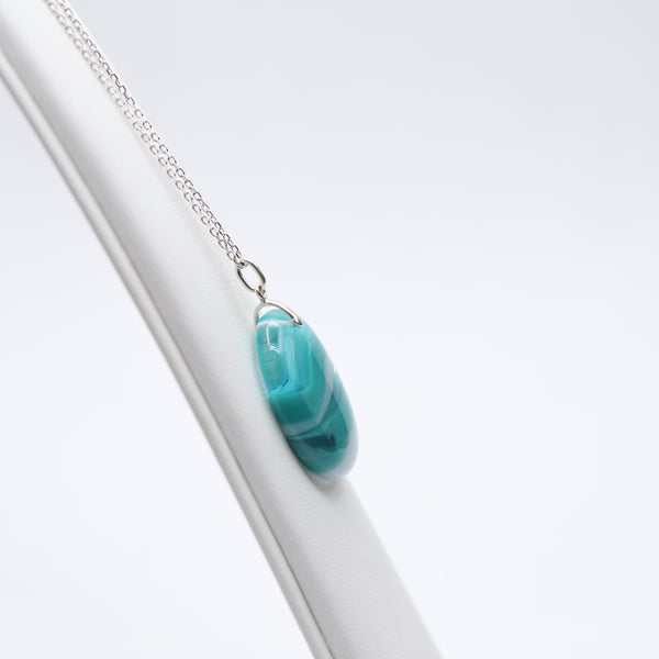 Canada's Places: St. Lawrence River, QC Medium Necklace #26