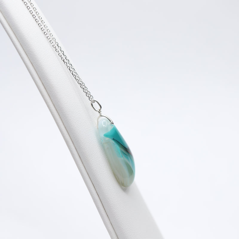 Canada's Places: St. Lawrence River, QC Medium Necklace #56