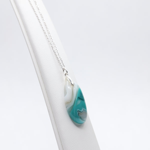 Canada's Places: St. Lawrence River, QC Medium Necklace #44