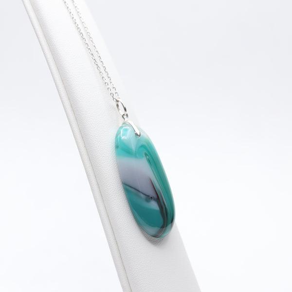 Canada's Places: St. Lawrence River, QC Large Necklace #45