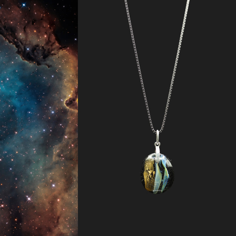 Nebula Ag47 - Golden State Edition: Small Pendant #311