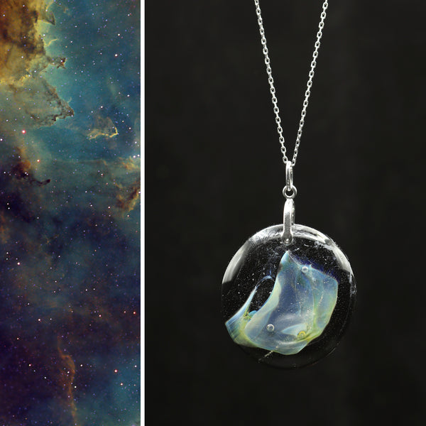 Nebula Ag47: Large Pendant #147