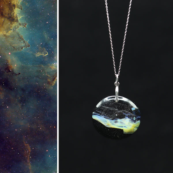 Nebula Ag47: Large Pendant #176
