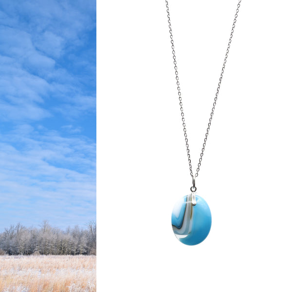 Canada's Places: Prairie Winter, MB/SK - Small Pendant #76