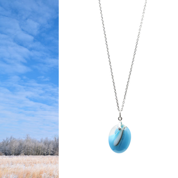 Canada's Places: Prairie Winter, MB/SK - Small Pendant #105