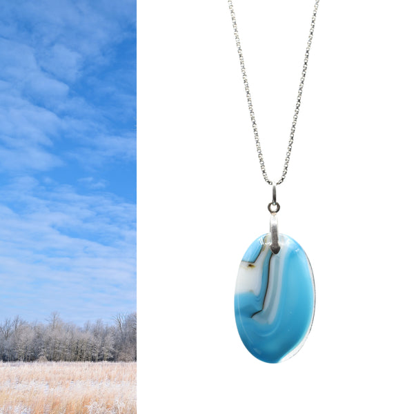 Canada's Places: Prairie Winter, MB/SK - Large Pendant #82