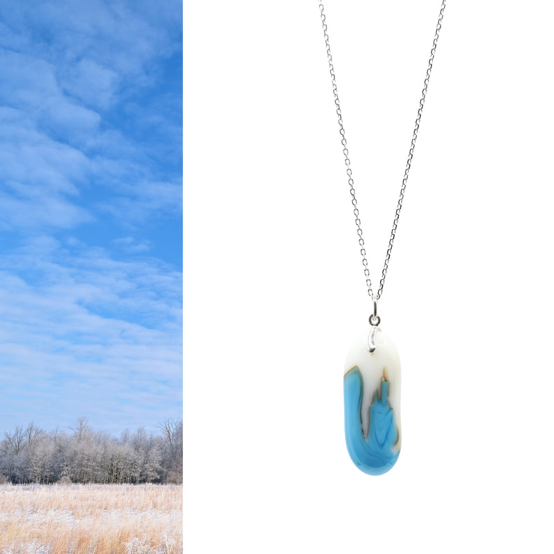 Canada's Places: Prairie Winter, MB/SK - Medium Pendant #103