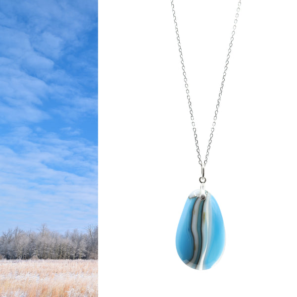 Canada's Places: Prairie Winter, MB/SK - Medium Pendant #78