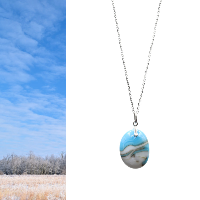 Canada's Places: Prairie Winter, MB/SK - Small Pendant #74