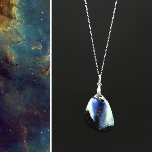 Nebula Ag47: Medium Pendant #27