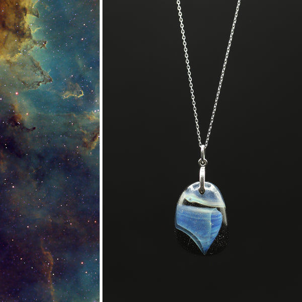 Nebula Ag47: Medium Pendant #26
