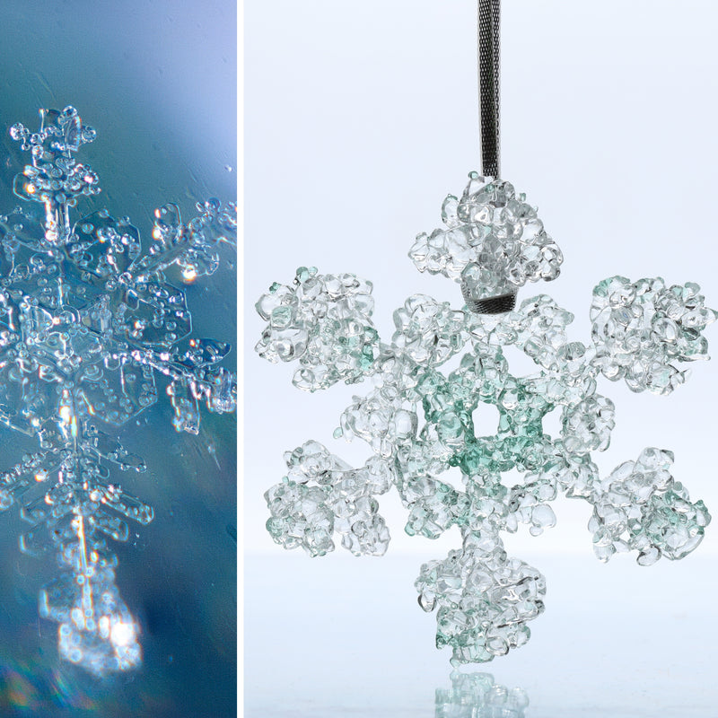 Artglas Ornament: Stellar Snowflake