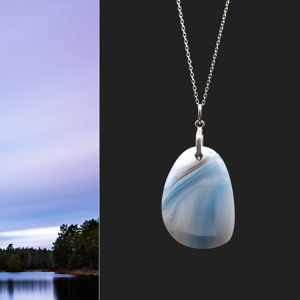 Canada's Places Tadoussac, QC. Large Pendant #219