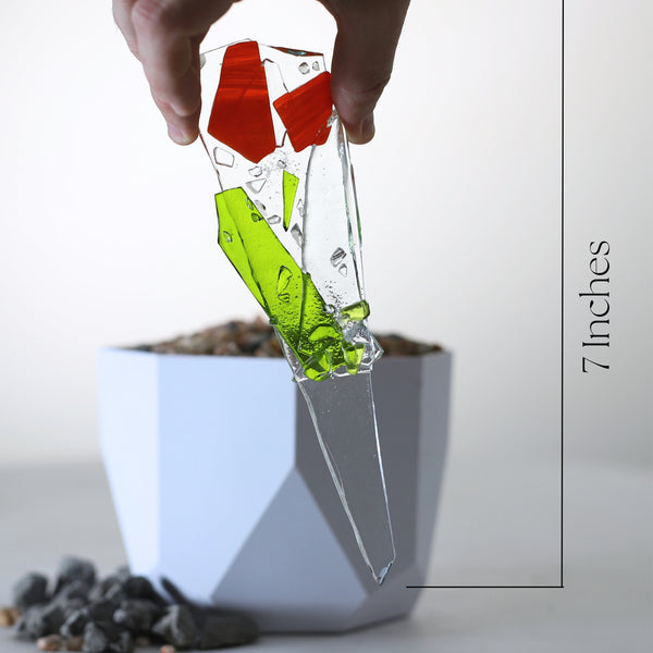 Glass Garden Stake: Tulip