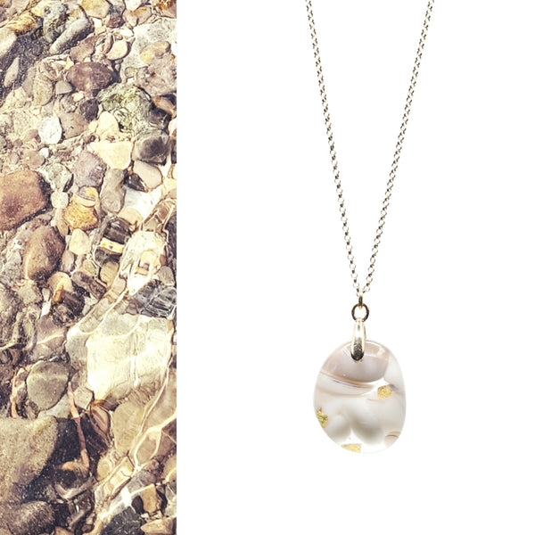 Prospector Collection: Yukon River Series Small Pendant #14