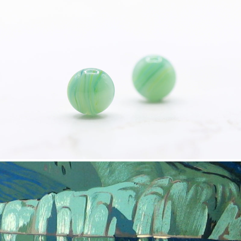 Canada's Artists Collection: AJ Casson - Spring Glass Stud Earrings