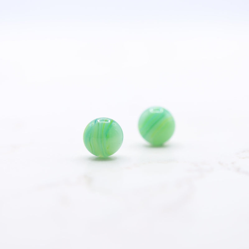 Canada's Artists Collection: AJ Casson - Spring Glass Stud Earrings