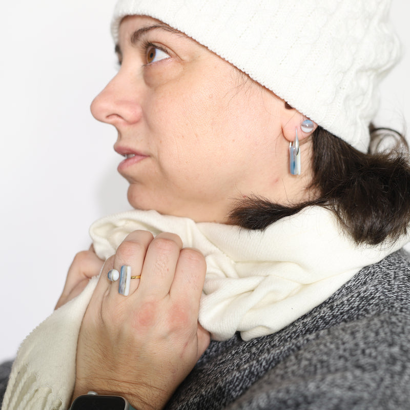 Tadoussac Rectangle Drop Earrings