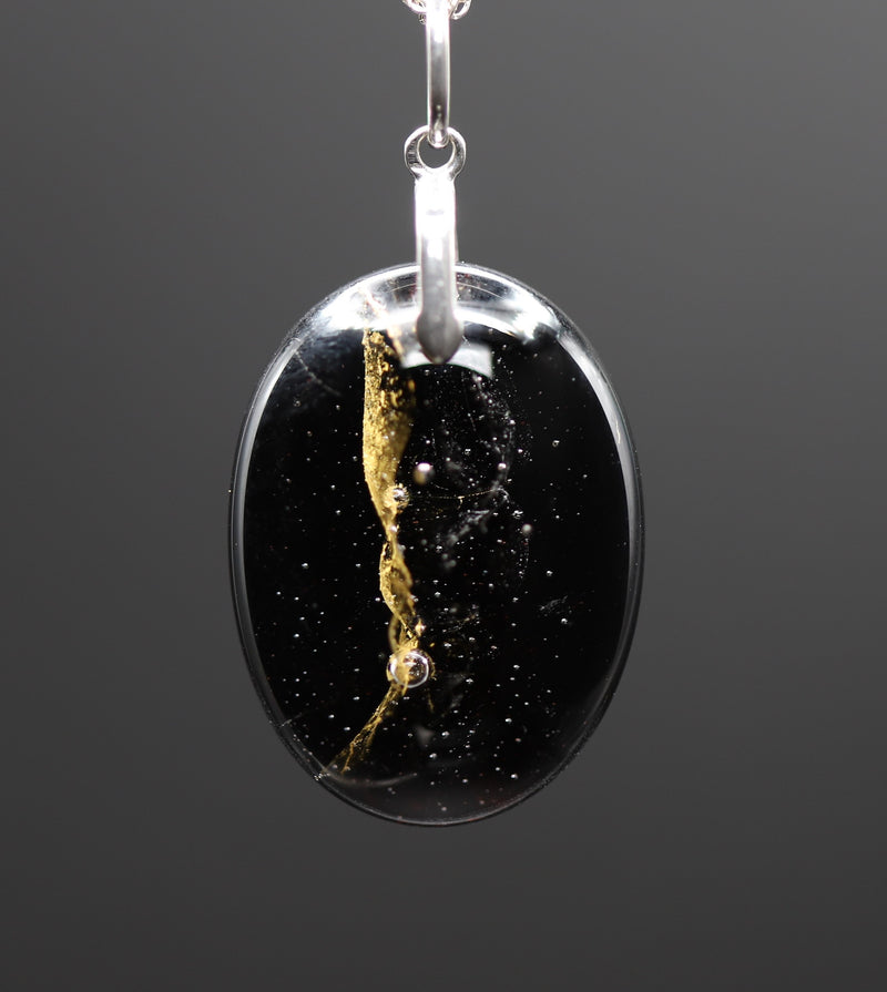 "Nebula 24k": Medium Pendant 3/12