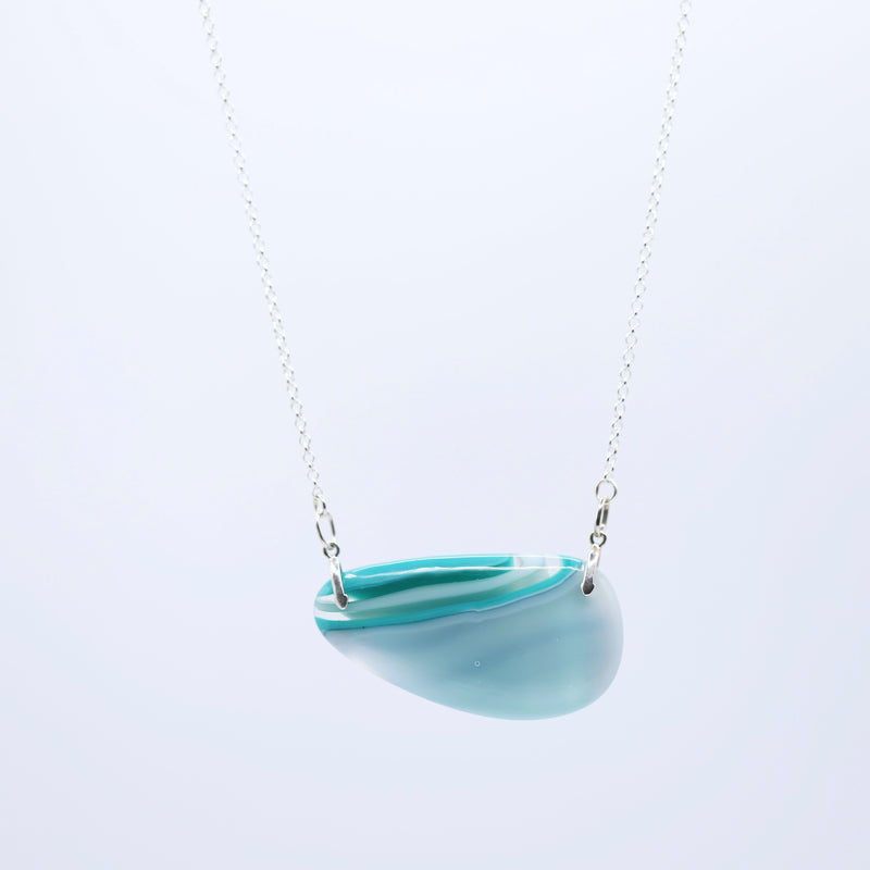 Canada's Places: St. Lawrence River, QC Horizontal Necklace 1/12