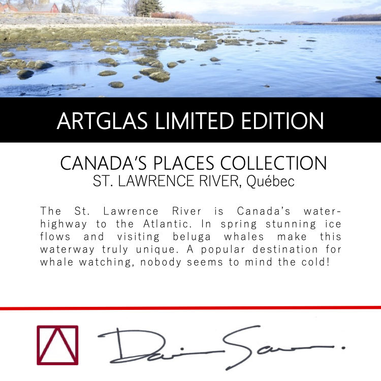 Canada's Places: St. Lawrence River, QC Medium Necklace #39