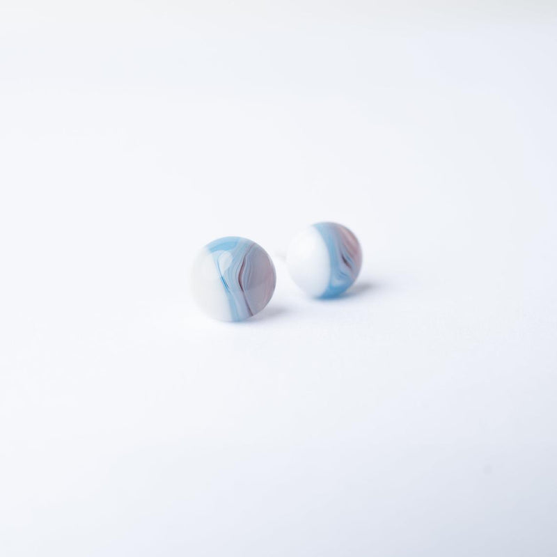 Tadoussac Glass Stud Earrings